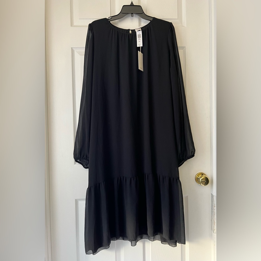 Aritzia Wilfred Miriam Black Dress